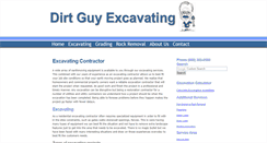 Desktop Screenshot of dirtguyexcavating.com